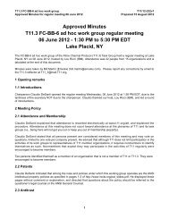 Approved Minutes T11.3 FC-BB-6 ad hoc work group regular ...