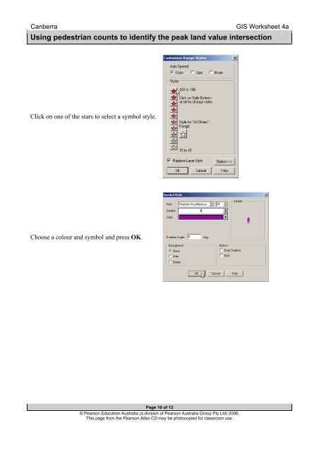 GIS Worksheet 4a - Pearson Australia Media Resources