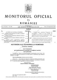 HOTÄRÃRI ALE GUVERNULUI ROMÃNIEI Destinat exclusiv inform ...