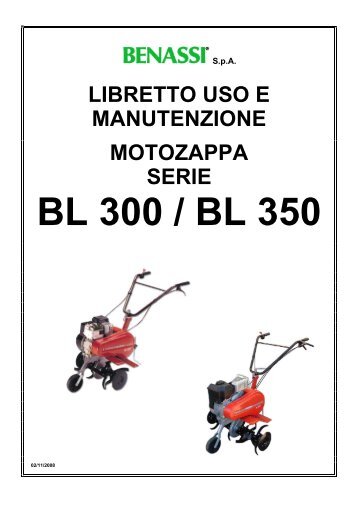 Libretto uso e manutenzione - Benassi.eu