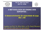 A METODOLOGIA DE ENSINO DOS ESPORTES : O ...