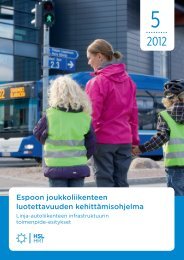 Espoon joukkoliikenteen kehittÃ¤misohjelma 2012 - HSL