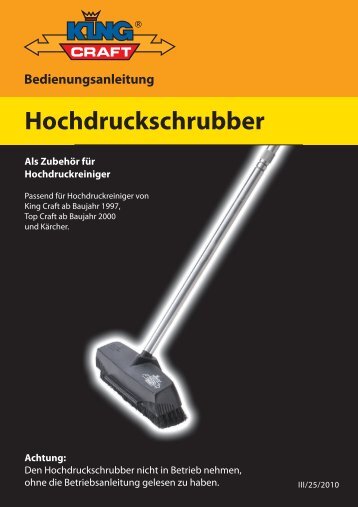 2010 Hochdruckschrubber KingCraft - cleanerworld GmbH