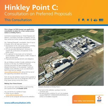Exhibition Boards - EDF Hinkley Point