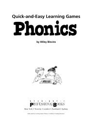 Quick-and-Easy Learning Games - Claremore Public Schools