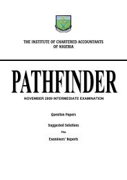 pathfinder - The Institute of Chartered Accountants of Nigeria