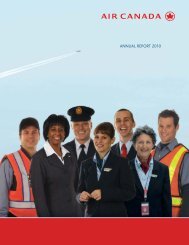 ANNUAL REPORT 2010 - Air Canada