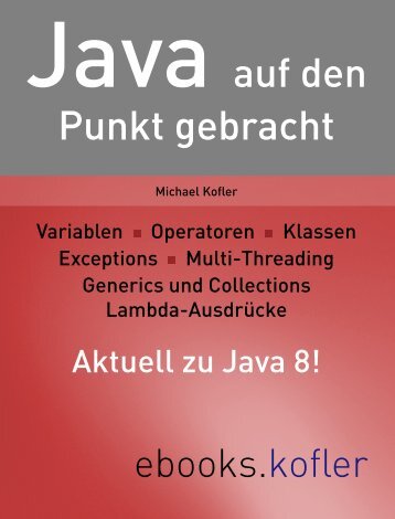 Die Java-Syntax (ebooks.kofler) - Michael Kofler