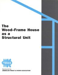 The Wood-Frame House as a Structural Unit - American Wood Council
