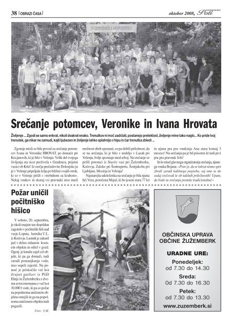 Suhokranjske poti, oktober 2008 - ObÄina Å½uÅ¾emberk