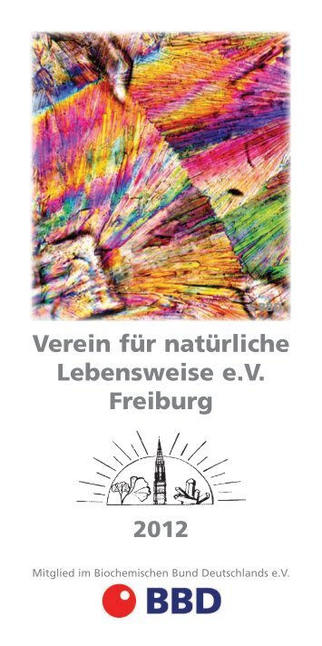 Verein für natürliche Lebensweise eV Freiburg 2012