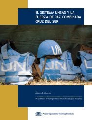 el sistema unsas y la fuerza de paz combinada cruz del sur - Peace ...