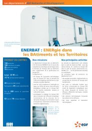 ENERBAT : ENERgie dans les BAtiments et les Territoires - EDF R&D