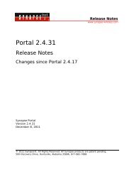 Portal 2.4 Release Notes - Synapse Support Forums - Synapse Wireless