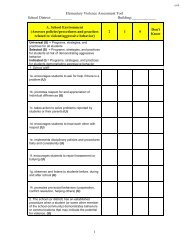 Violence Prevention Program Assessment Tool - Student Services ...