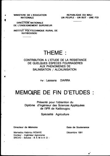 THEME : - Cra-segou.org