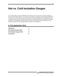 Hot vs. Cold Ionization Gauges: Which One is Best for Me?