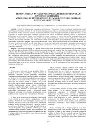 primena modela za fuziju podataka sa heterogenih izvora u ... - Infoteh