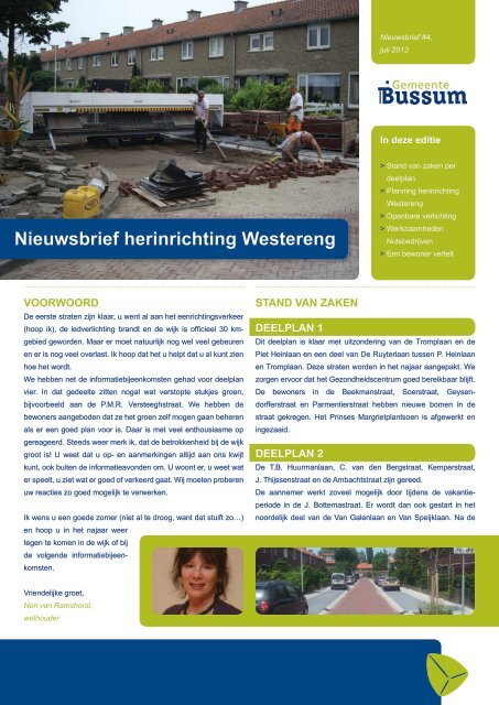 GEMBUSSUM Nieuwsbrief 4 Westereng.indd - Gemeente Bussum