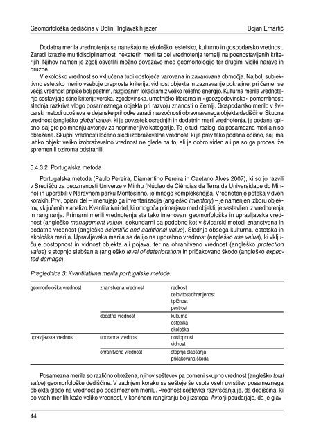 geomorfolo[ka dedi[^ina v dolini triglavskih jezer - Geografski inštitut ...