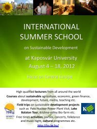 INTERNATIONAL SUMMER SCHOOL
