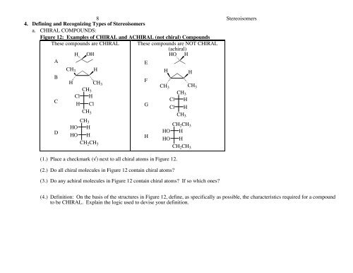 Lab Manual Appendix Activity Sheet - Moravian College Chemistry ...