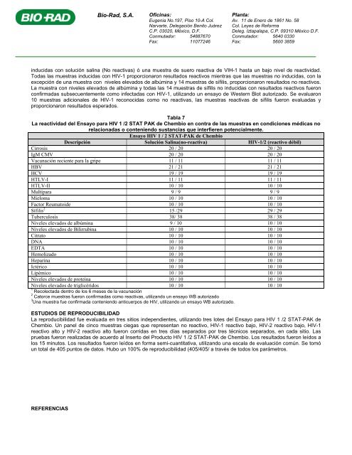 hiv 1 /2 stat-pakÂ® assay - BIO-RAD