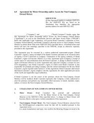 6.5 Agreement for Meter Ownership and/or Access for Non ...
