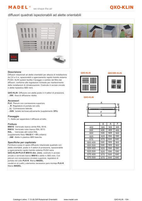 download pdf - Madel Italiana srl