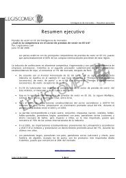 Resumen ejecutivo - Legis Comex