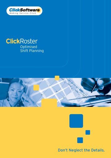 Clickroster Brochure UK - ClickSoftware
