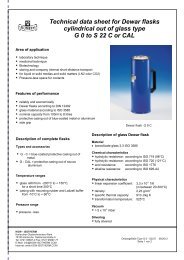 Dewar Flasks Cylindrical with Grip Type G0 - GS22 - KGW Isotherm