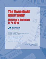 USPS Household Diary Study FY 2010