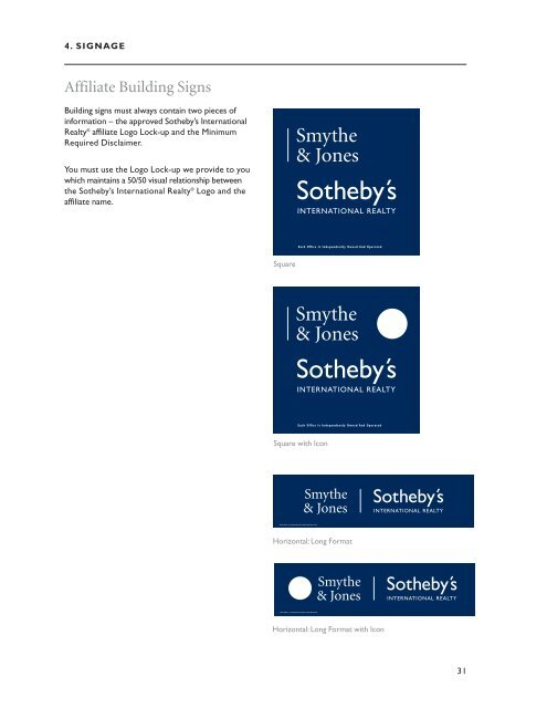 Sotheby's International RealtyÂ® Identity Standards ... - the Members