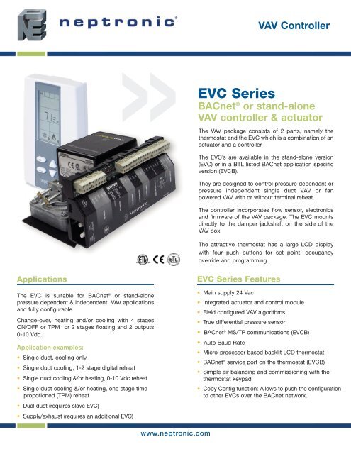 EVC Series - Neptronic