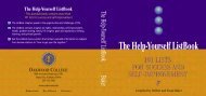 The Help-Yourself ListBook - Oakwood University