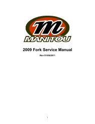 2009 Fork Service Manual - Manitou
