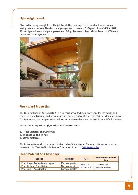 Featuring Plywood in Buildings - Engineered Wood Products ...