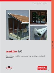 990 markilux - Access Awnings