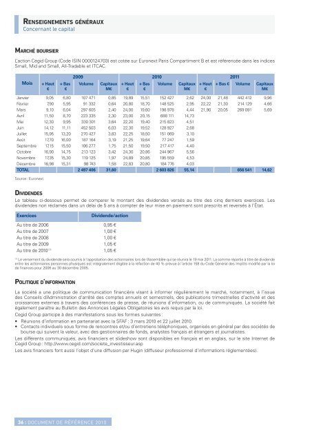 Document de RÃƒÂ©fÃƒÂ©rence 2010 - Paper Audit & Conseil