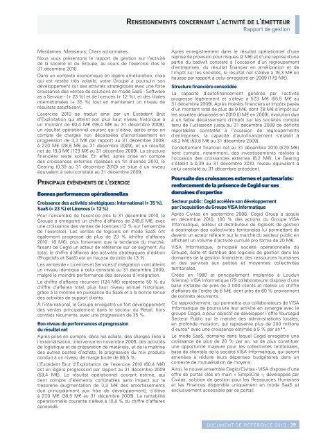 Document de RÃƒÂ©fÃƒÂ©rence 2010 - Paper Audit & Conseil