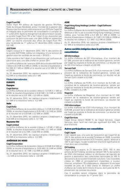 Document de RÃƒÂ©fÃƒÂ©rence 2010 - Paper Audit & Conseil