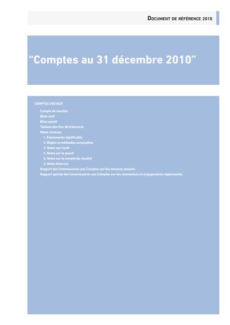 Document de RÃƒÂ©fÃƒÂ©rence 2010 - Paper Audit & Conseil