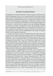 Wolfgang Hein: PERIPHERIE-Stichwort: Globale Sozialpolitik(en), S ...