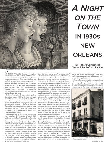 A Night on the Town in 1930s New Orleans - Richard Campanella