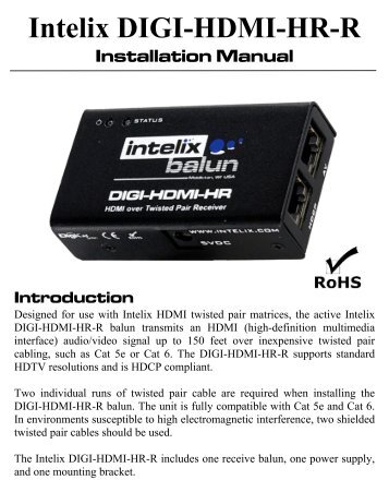Intelix DIGI-HDMI-HR-R