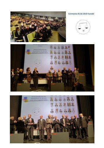 Cerimonia 05.02.2010 Festakt - Ordine degli Avvocati di Bolzano