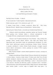 Protokół nr 1/10 - Biuletyn Informacji Publicznej, Urząd Gminy Przyłęk