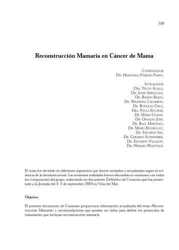 ReconstrucciÃ³n Mamaria en CÃ¡ncer de Mama