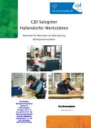 CJD Salzgitter Hallendorfer WerkstÃ¤tten - CJD Braunschweig